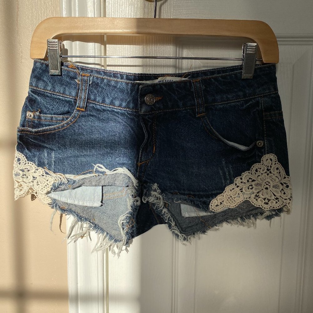 Brandy Melville Dark Blue Short Shorts